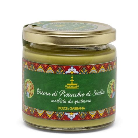 crema di pistacchio dolce gabbana|sicilian pistachio spread cream.